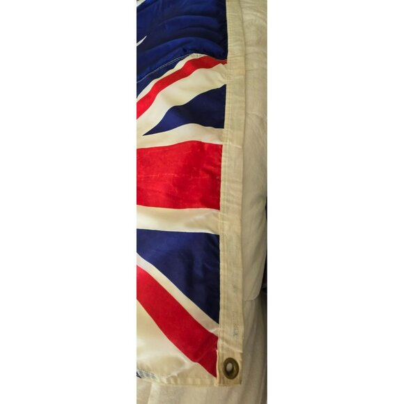 Vintage Australia Flag 48x70" Stitched Cotton Nylon Blend Appliqué Stars Brass G - Picture 5 of 12